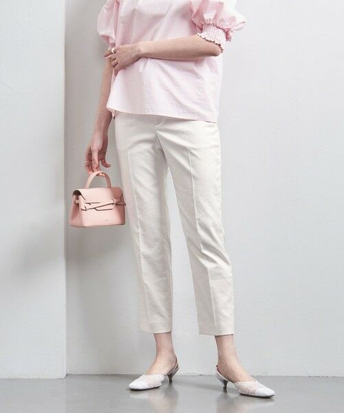 UNITED ARROWS/ユナイテッドアローズ シャイニー スリム パンツ WHITE OFF WHITE XL(42) UNITED ARROWS/ユナイテッドアローズ シャイニー スリム パンツ WHITE OFF WHITE XL(42)