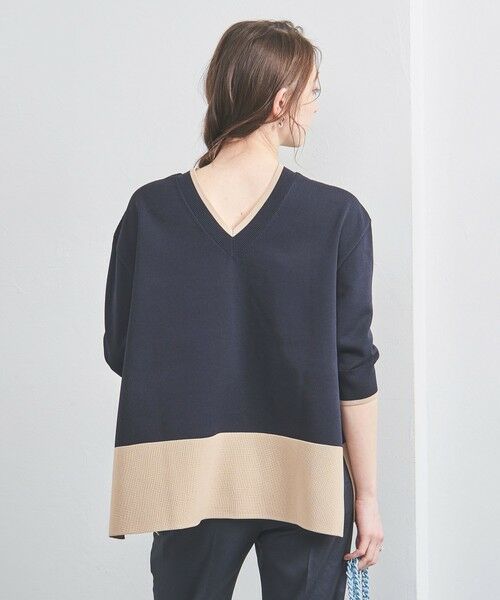 UNITED ARROWS/ユナイテッドアローズ ミニマル 2WAY 6SL ニット NAVY FREE UNITED ARROWS/ユナイテッドアローズ ミニマル 2WAY 6SL ニット NAVY FREE