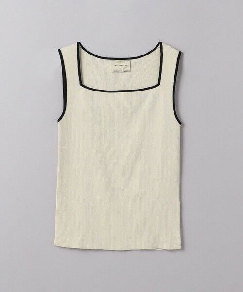 UNITED ARROWS / ユナイテッドアローズ ニット・セーター | リブ スクエアネック ニットキャミソール | 詳細8