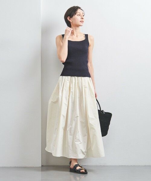 UNITED ARROWS / ユナイテッドアローズ ニット・セーター | リブ スクエアネック ニットキャミソール | 詳細26