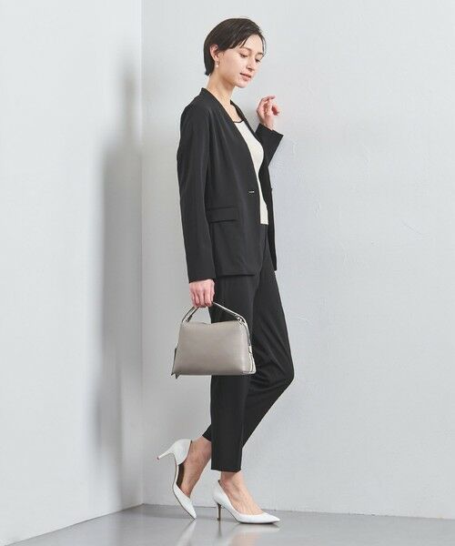 UNITED ARROWS / ユナイテッドアローズ ノーカラージャケット | FEEL CLEAN Vノーカラー ジャケット | 詳細2