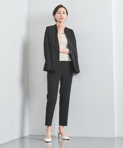 UNITED ARROWS / ユナイテッドアローズ ノーカラージャケット | FEEL CLEAN Vノーカラー ジャケット | 詳細3