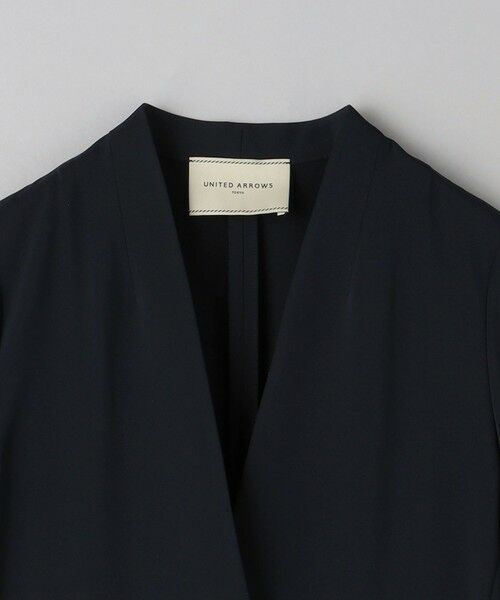 UNITED ARROWS / ユナイテッドアローズ ノーカラージャケット | FEEL CLEAN Vノーカラー ジャケット | 詳細16