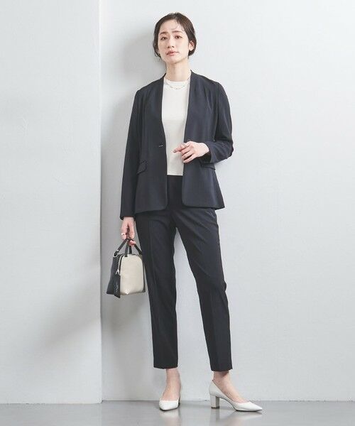 UNITED ARROWS / ユナイテッドアローズ ノーカラージャケット | FEEL CLEAN Vノーカラー ジャケット | 詳細10