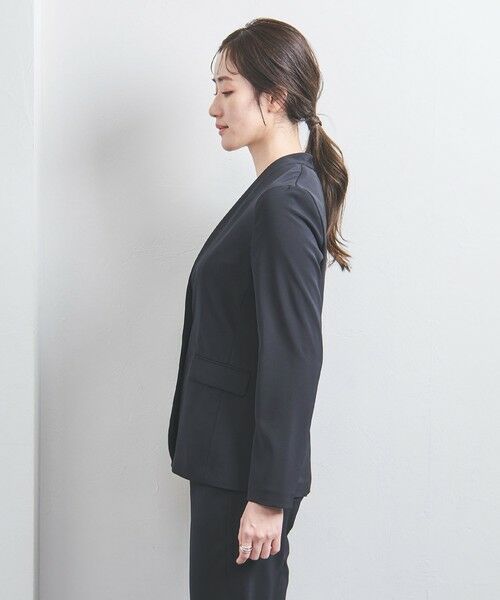 UNITED ARROWS / ユナイテッドアローズ ノーカラージャケット | FEEL CLEAN Vノーカラー ジャケット | 詳細12