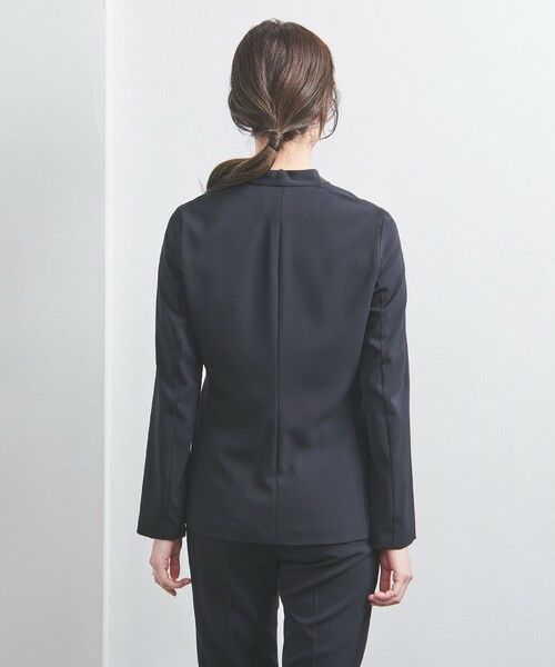 UNITED ARROWS / ユナイテッドアローズ ノーカラージャケット | FEEL CLEAN Vノーカラー ジャケット | 詳細13