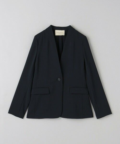 UNITED ARROWS / ユナイテッドアローズ ノーカラージャケット | FEEL CLEAN Vノーカラー ジャケット | 詳細14