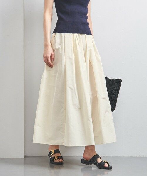 UNITED ARROWS/ユナイテッドアローズ タフタ ボリュームギャザー スカート OFF WHITE S(36) UNITED ARROWS/ユナイテッドアローズ タフタ ボリュームギャザー スカート OFF WHITE S(36)