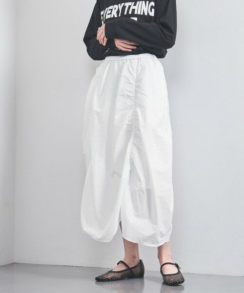 UNITED ARROWS/ユナイテッドアローズ MANTECO シャーリング スカート WHITE FREE UNITED ARROWS/ユナイテッドアローズ MANTECO シャーリング スカート WHITE FREE