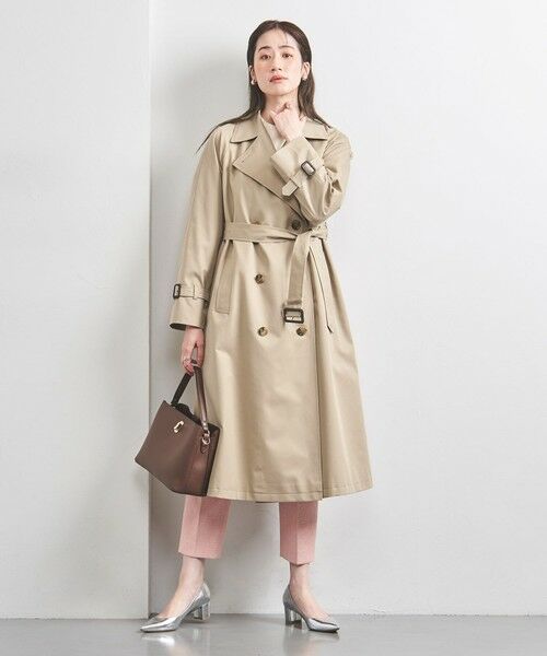 UNITED ARROWS/ユナイテッドアローズ コットンギャバ トレンチコート BEIGE M(38) UNITED ARROWS/ユナイテッドアローズ コットンギャバ トレンチコート BEIGE M(38)