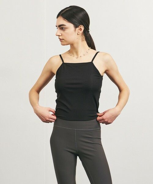 UNITED ARROWS/ユナイテッドアローズ <TO UNITED ARROWS>BASIC キャミソール ブラトップ BLACK FREE UNITED ARROWS/ユナイテッドアローズ <TO UNITED ARROWS>BASIC キャミソール ブラトップ BLACK FREE