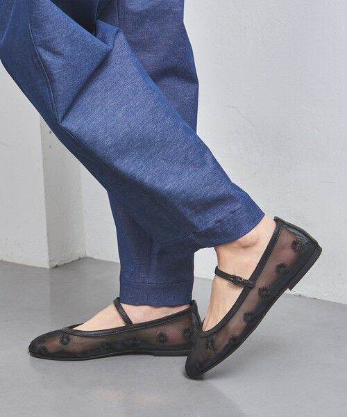 UNITED ARROWS LTD. OUTLET｜メッシュ ビジュー フラット