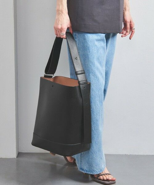 UNITED ARROWS/ユナイテッドアローズ <&MyuQ>JUNO トートバッグ BLACK FREE UNITED ARROWS/ユナイテッドアローズ <&MyuQ>JUNO トートバッグ BLACK FREE