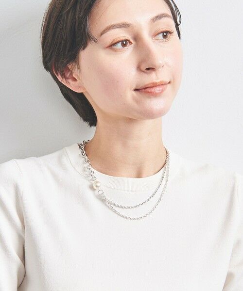 UNITED ARROWS / ユナイテッドアローズ ネックレス・ペンダント・チョーカー | 【別注】＜PHILIPPE AUDIBERT＞JISS CHN&F/PL ネックレス | 詳細1