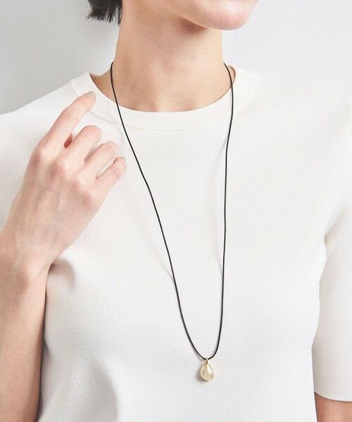 UNITED ARROWS/ユナイテッドアローズ ビーンシェイプ コードネックレス GOLD FREE UNITED ARROWS/ユナイテッドアローズ ビーンシェイプ コードネックレス GOLD FREE