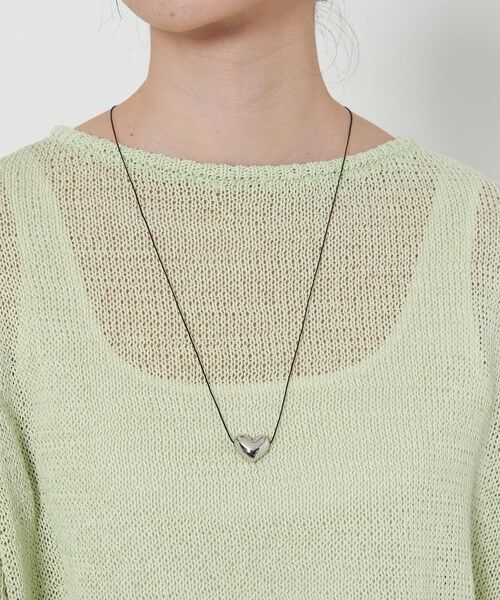 UNITED ARROWS/ユナイテッドアローズ ハート コードネックレス SILVER FREE UNITED ARROWS/ユナイテッドアローズ ハート コードネックレス SILVER FREE