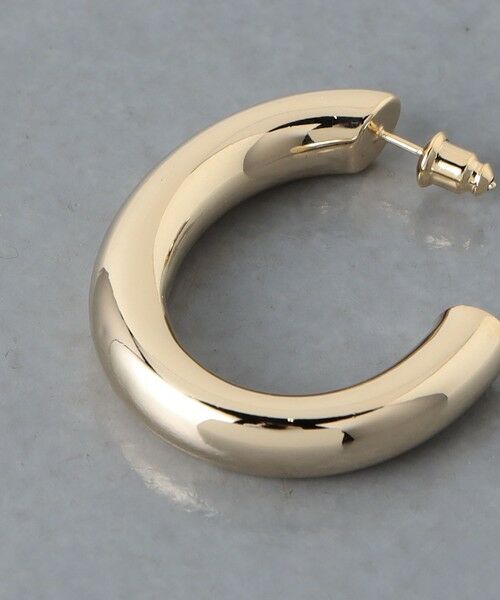 UNITED ARROWS / ユナイテッドアローズ ピアス・イヤリング | オーバル フープピアス | 詳細4