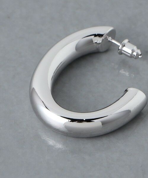 UNITED ARROWS / ユナイテッドアローズ ピアス・イヤリング | オーバル フープピアス | 詳細6