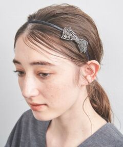 【たらこ◡̈♥︎様】ユナイテッドアローズ　ビジューリボン ヘアバンド 1700024F1280_m1_a005.jpg