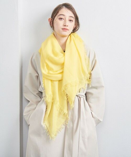 UNITED ARROWS/ユナイテッドアローズ 【一部別注】<MARIANI>R/CA ストール 25SS YELLOW FREE UNITED ARROWS/ユナイテッドアローズ 【一部別注】<MARIANI>R/CA ストール 25SS YELLOW FREE