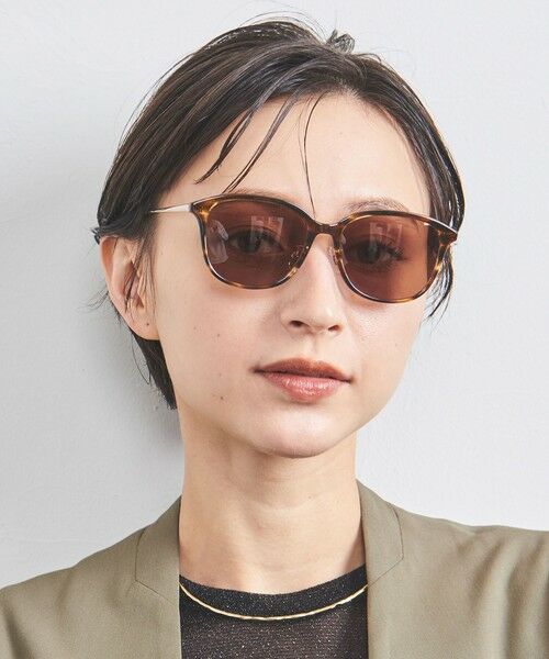 UNITED ARROWS/ユナイテッドアローズ ウェリントン MET/TEM サングラス DK. BROWN FREE UNITED ARROWS/ユナイテッドアローズ ウェリントン MET/TEM サングラス DK. BROWN FREE