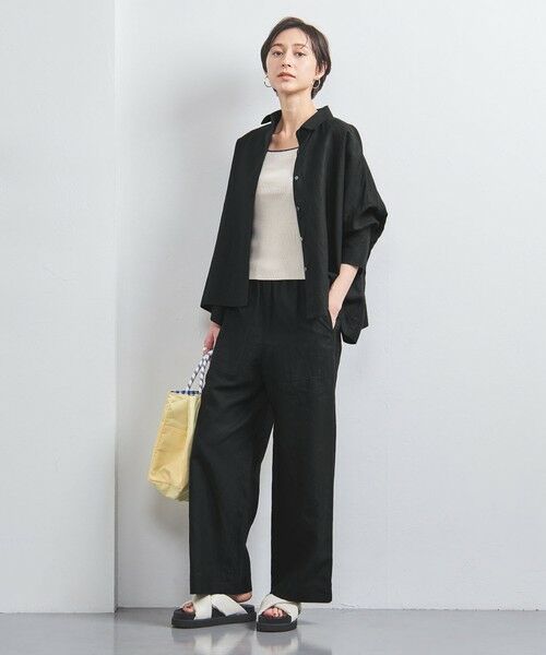 未使用タグ付✨ユナイテッドアローズ リネン ドルマン シャツ UNITED ARROWS ブラウス シャツ リネン ドルマン レディース