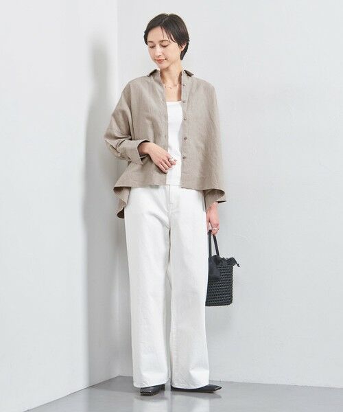 定価16500円】ユナイテッドアローズ　プルオーバー　リネン春夏向け BEAUTY&YOUTH UNITED ARROWS（ビューティーアンドユース