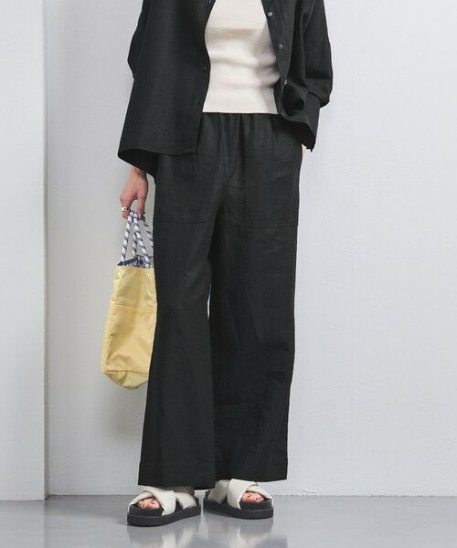UNITED ARROWS / ユナイテッドアローズ その他パンツ | リネン パッチポケット イージーパンツ | 詳細3