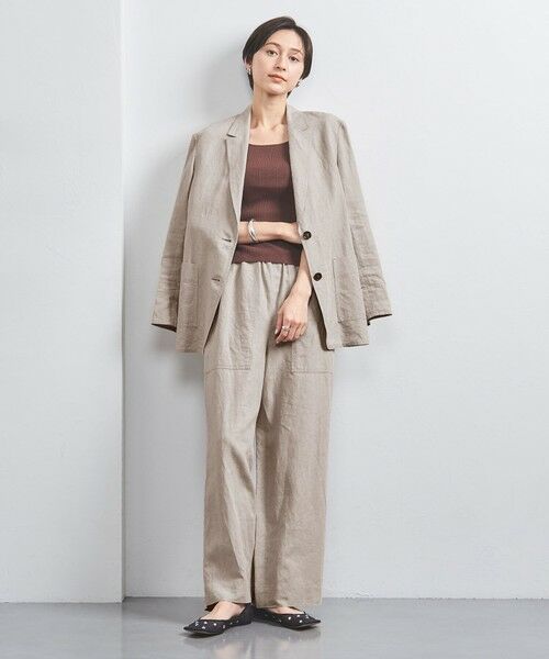 UNITED ARROWS / ユナイテッドアローズ その他パンツ | リネン パッチポケット イージーパンツ | 詳細10