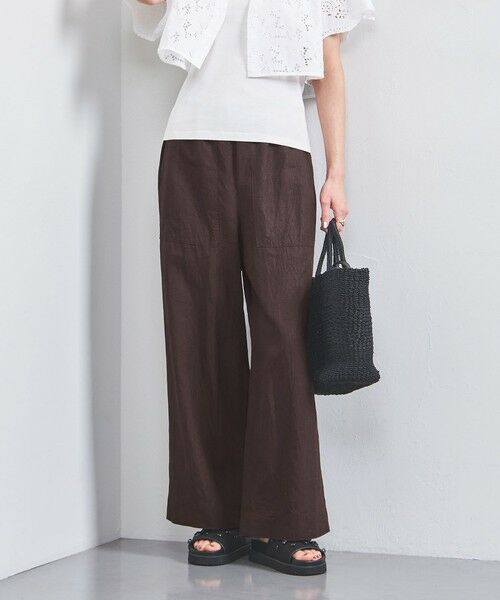 UNITED ARROWS / ユナイテッドアローズ その他パンツ | リネン パッチポケット イージーパンツ | 詳細23