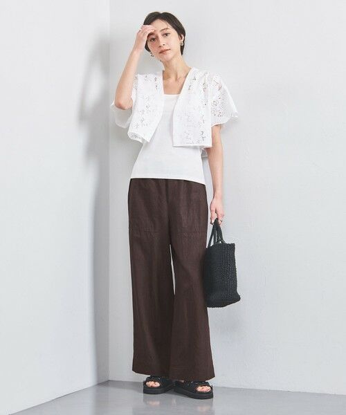 UNITED ARROWS / ユナイテッドアローズ その他パンツ | リネン パッチポケット イージーパンツ | 詳細24