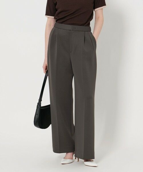 UNITED ARROWS/ユナイテッドアローズ LIGHT SPONGY ワイドパンツ DK. GRAY M(38) UNITED ARROWS/ユナイテッドアローズ LIGHT SPONGY ワイドパンツ DK. GRAY M(38)