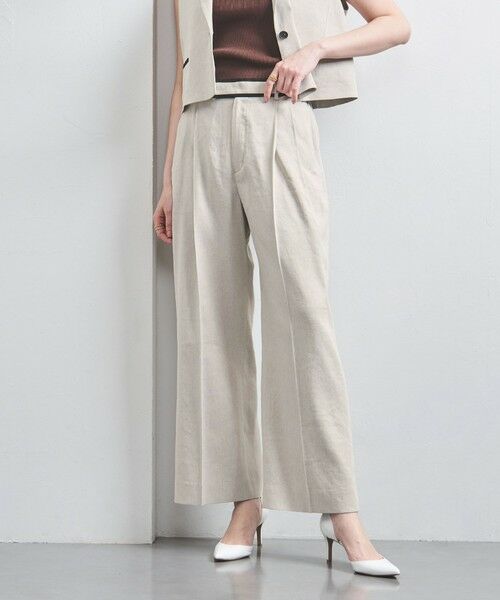 UNITED ARROWS/ユナイテッドアローズ ECLISSE ワイドパンツ NATURAL S(36) UNITED ARROWS/ユナイテッドアローズ ECLISSE ワイドパンツ NATURAL S(36)