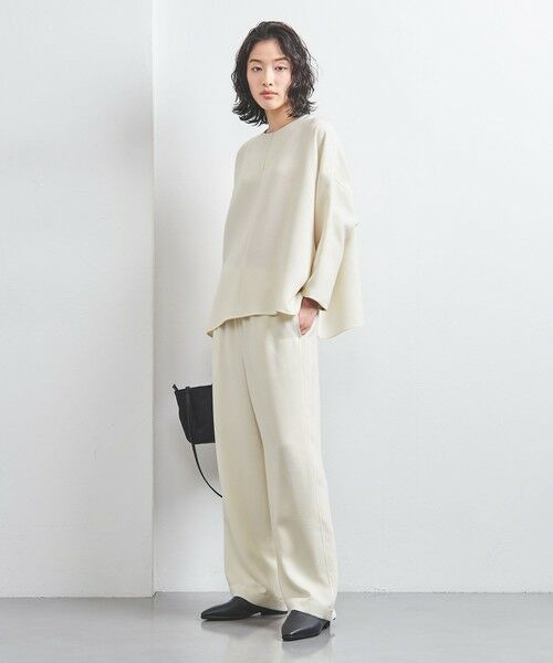 UNITED ARROWS / ユナイテッドアローズ チノ・ワークパンツ | COMFY ストレート イージーパンツ WHITE -UVカット ウォッシャブル- | 詳細1