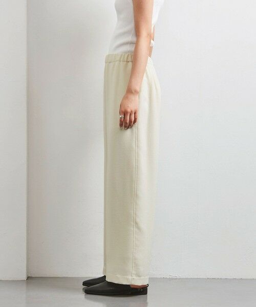 UNITED ARROWS / ユナイテッドアローズ チノ・ワークパンツ | COMFY ストレート イージーパンツ WHITE -UVカット ウォッシャブル- | 詳細5