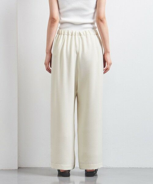 UNITED ARROWS / ユナイテッドアローズ チノ・ワークパンツ | COMFY ストレート イージーパンツ WHITE -UVカット ウォッシャブル- | 詳細6