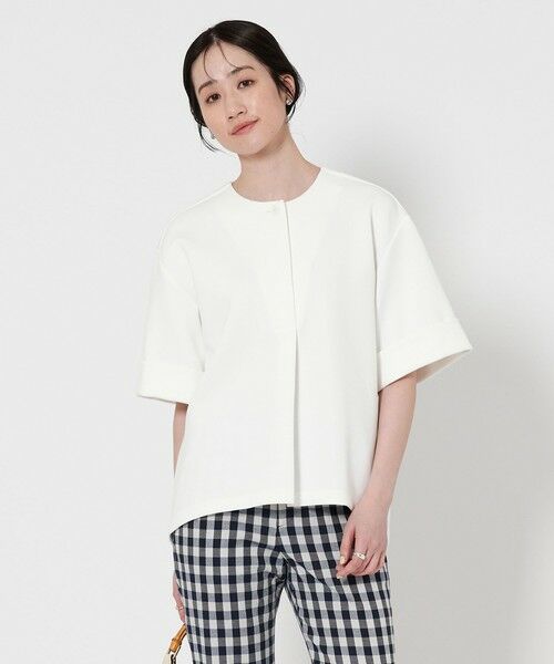UNITED ARROWS/ユナイテッドアローズ LIGHT SPONGY ブラウス OFF WHITE FREE UNITED ARROWS/ユナイテッドアローズ LIGHT SPONGY ブラウス OFF WHITE FREE