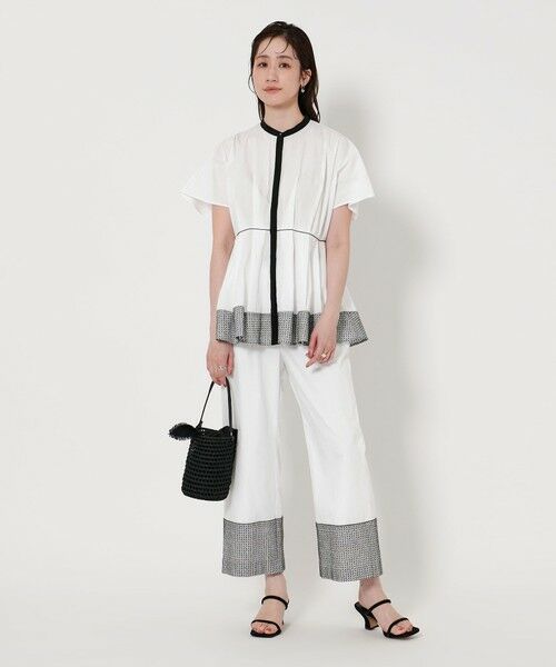 UNITED ARROWS/ユナイテッドアローズ エンブロイダリー ドルマンスリーブ ブラウス OFF WHITE FREE UNITED ARROWS/ユナイテッドアローズ エンブロイダリー ドルマンスリーブ ブラウス OFF WHITE FREE