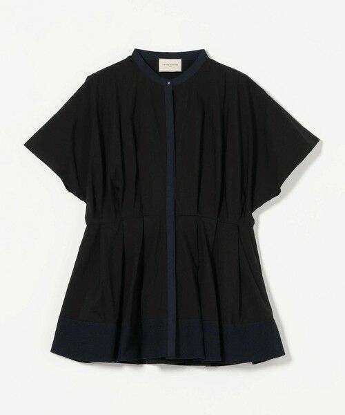 新品　UNITED ARROWS エンブロイダリードルマンスリーブブラウス 黒 エンブロイダリー ドルマンスリーブ ブラウス （シャツ