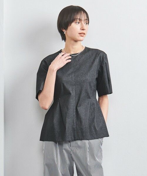 UNITED ARROWS/ユナイテッドアローズ コンスト シェイプ Tシャツ BLACK FREE UNITED ARROWS/ユナイテッドアローズ コンスト シェイプ Tシャツ BLACK FREE