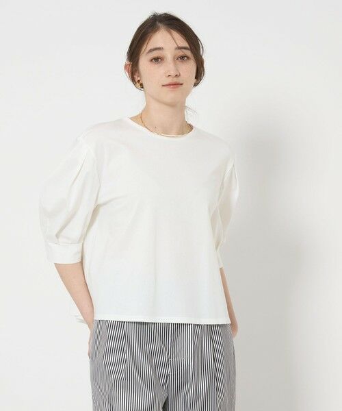 UNITED ARROWS/ユナイテッドアローズ コクーンスリーブ Tシャツ WHITE FREE UNITED ARROWS/ユナイテッドアローズ コクーンスリーブ Tシャツ WHITE FREE