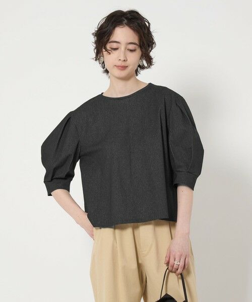 UNITED ARROWS/ユナイテッドアローズ コクーンスリーブ Tシャツ BLACK FREE UNITED ARROWS/ユナイテッドアローズ コクーンスリーブ Tシャツ BLACK FREE