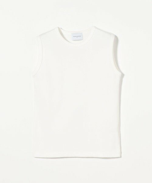 UNITED ARROWS オールインワン ノースリーブ ホワイト 36 MARW UNITED ARROWS＞ノースリーブ オールインワン ‐UVカット‐