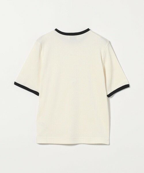 「UNITED ARROWS」 半袖Tシャツ FREE ベージュ レディース リブ バイカラーパイピング Tシャツ （カットソー）｜UNITED