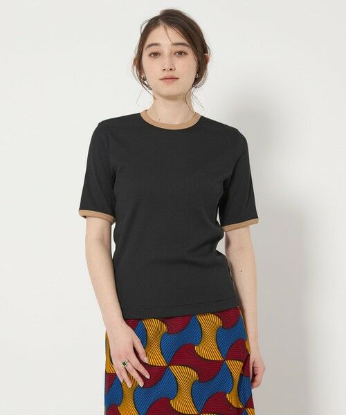 リブ バイカラーパイピング Tシャツ （カットソー）｜UNITED