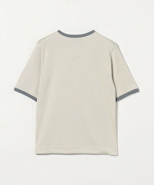 「UNITED ARROWS」 半袖カットソー - ホワイト レディース リブ バイカラーパイピング Tシャツ （カットソー）｜UNITED