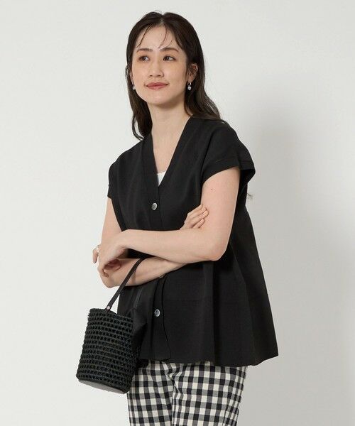 ユナイテッドアローズ　2way ベージュ ニットベスト　ベストコート　タグ付新品 UNITED ARROWS ベスト ジレ ミニマル 2WAY ニットベスト
