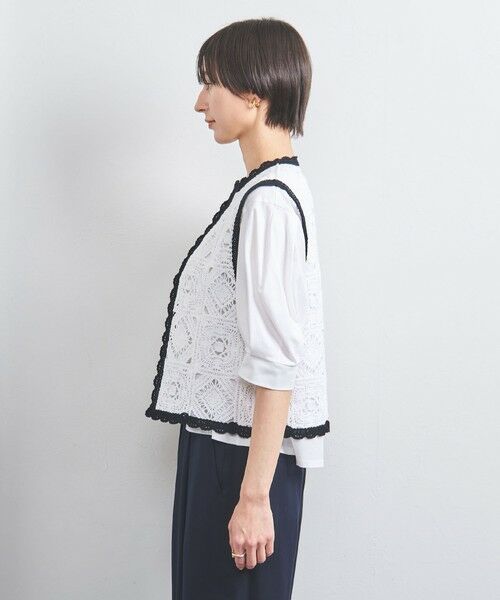エンブロイダリー ビーズ ニットベスト UNITED ARROWS（ユナイテッドアローズ）の「エンブロイダリー
