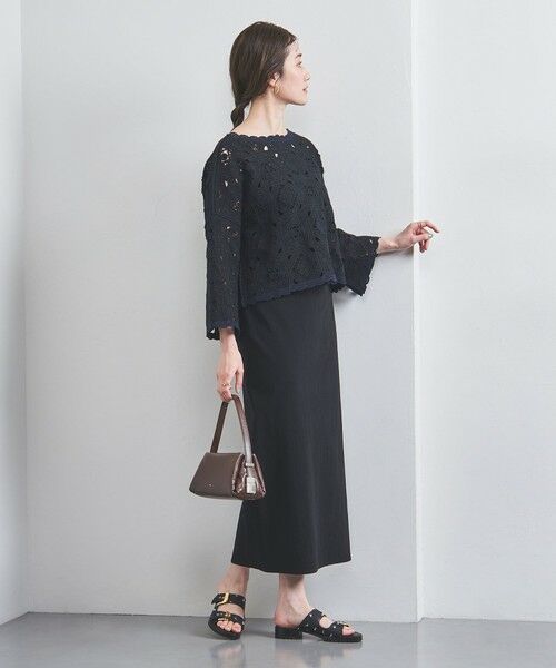 UNITED ARROWS / ユナイテッドアローズ ニット・セーター | クロッシー エンブロイダリー ニットプルオーバー | 詳細7