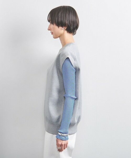 ベスト ジレ COMFY ラメ ニットベスト レディース ベスト ジレ ラメ入りシャギーニットベスト レディース